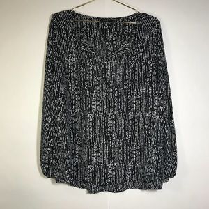 Apt. 9 | Black & White Blouse